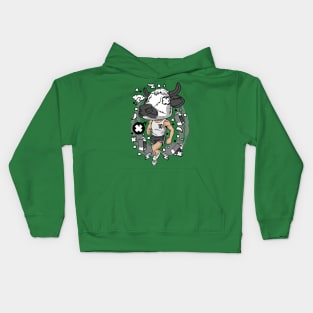 athlete cow head Kids Hoodie